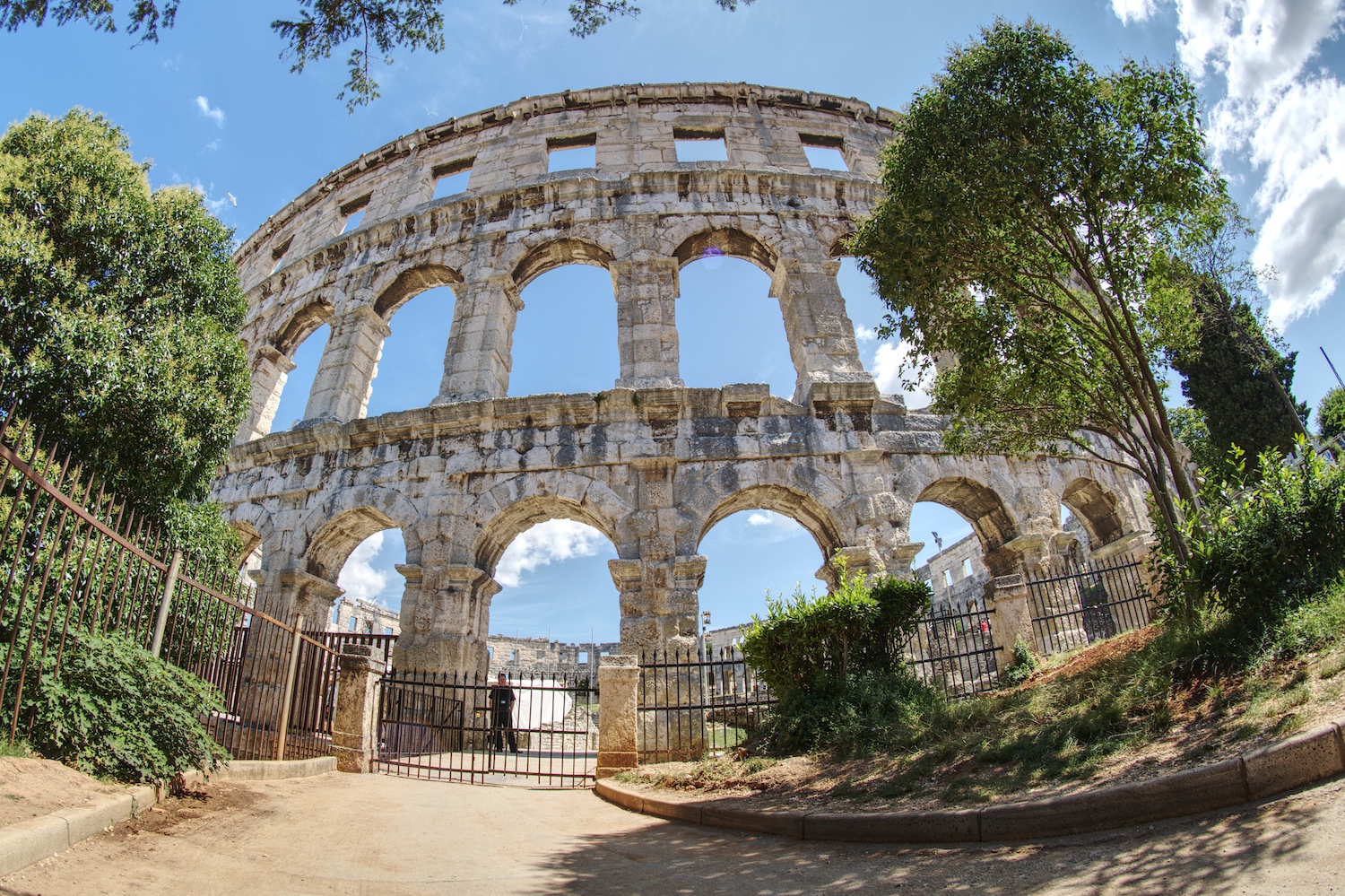 Die römische Arena von Pula