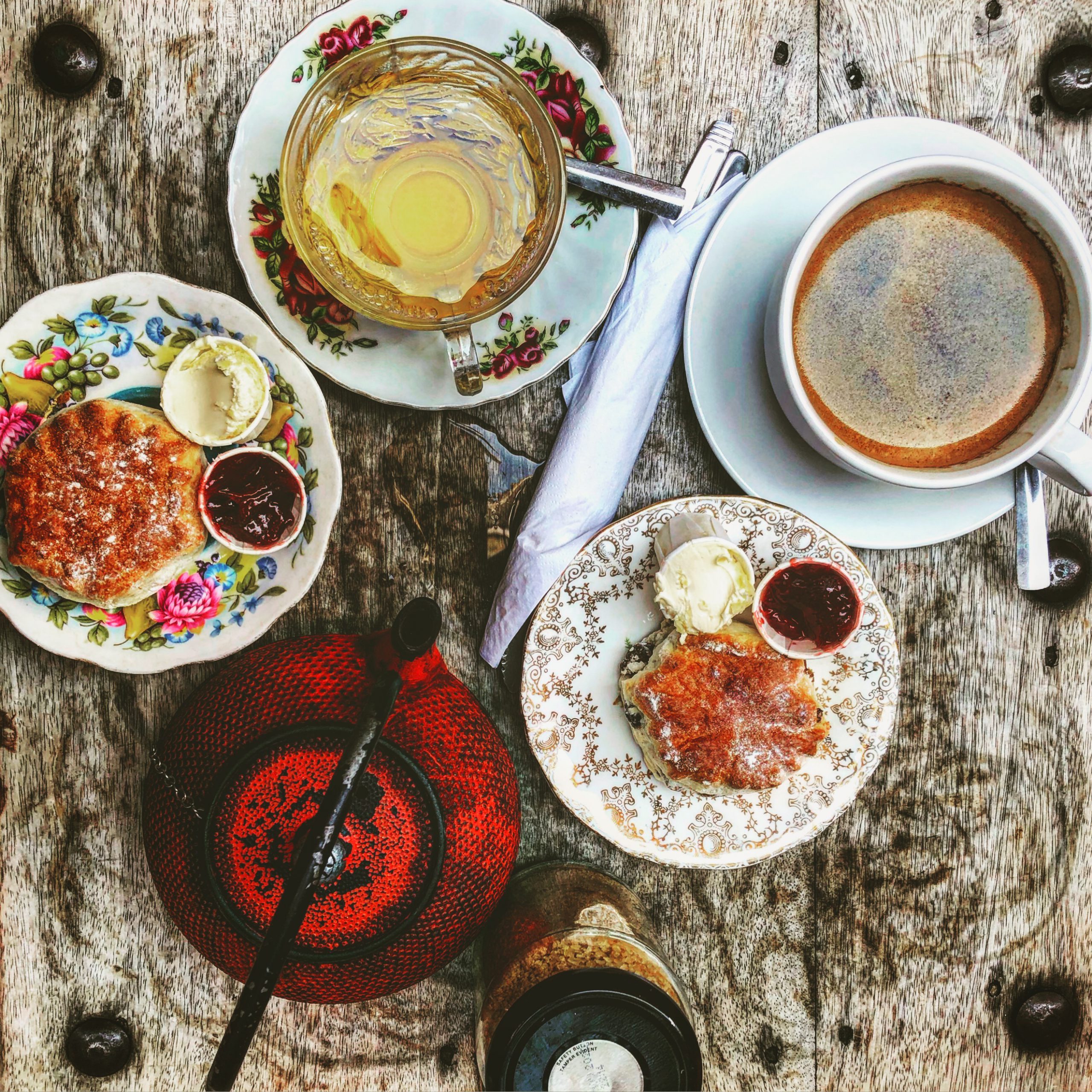 Teatime at the "Reddoor Café" in Greenwich