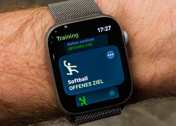 Apple Watch with Softball Training 
