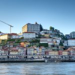 View of Porto's old town from the Gaia side