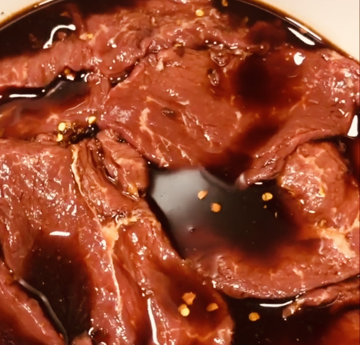 Recipe for cider soy marinade with bourbon whisky for steaks