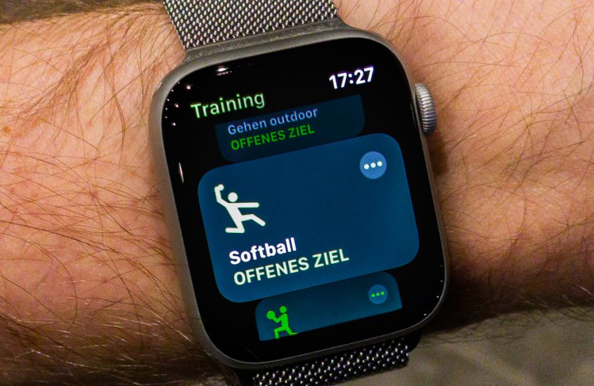 Apple Watch Training beim Paintball