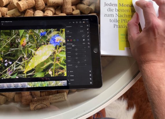 Controlling Lightroom for iPad with a mouse