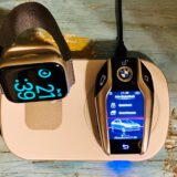 Charging the BMW Display Key on a wireless Qi charging station