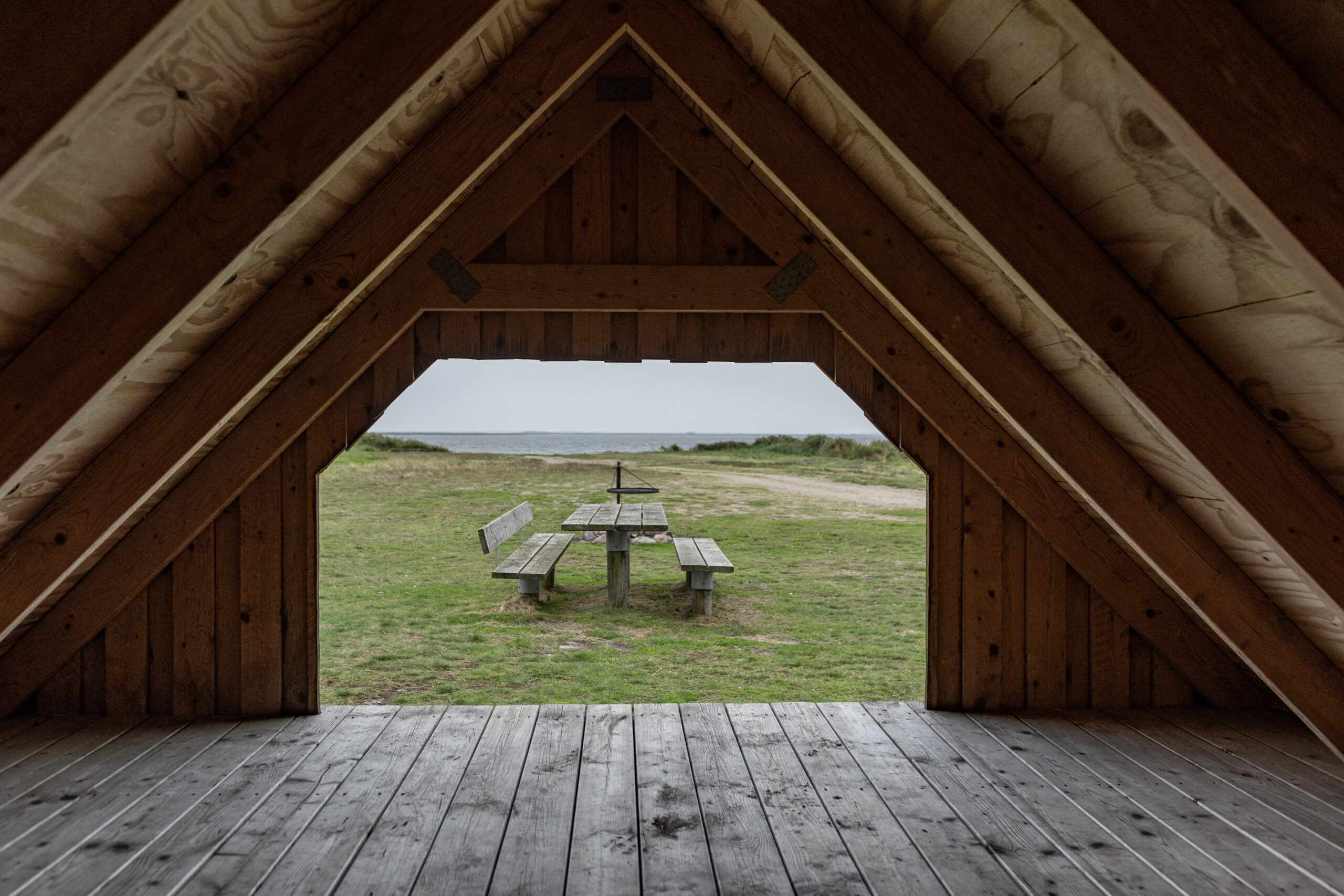 Overnight stay in the Shelter Cabin at Ringkobing Fjord