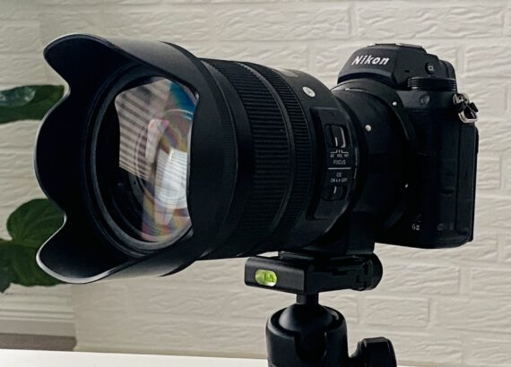 Sigma 24-70 2.8 lens with FTZ adapter on Nikon Z6 II