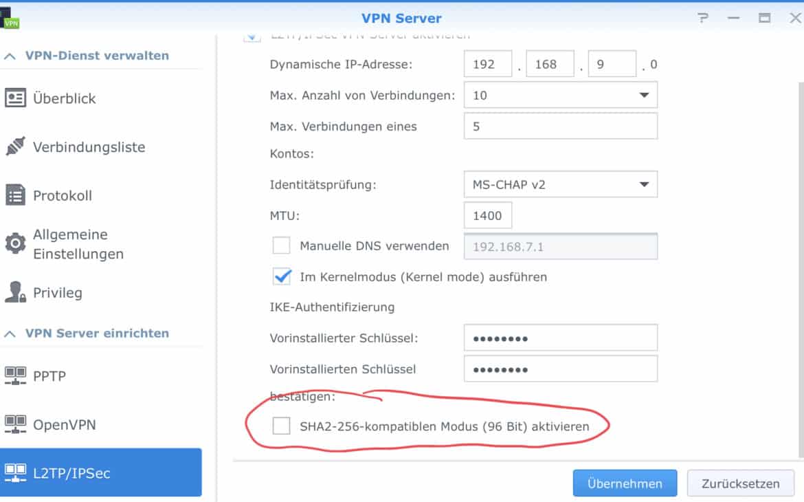 Voorkeur onwettig Ontwapening Solved: iPhone and Mac do not connect to Synology L2TP/IPSec VPN: The L2TP-VPN  server did not respond - Pixelfriedhof