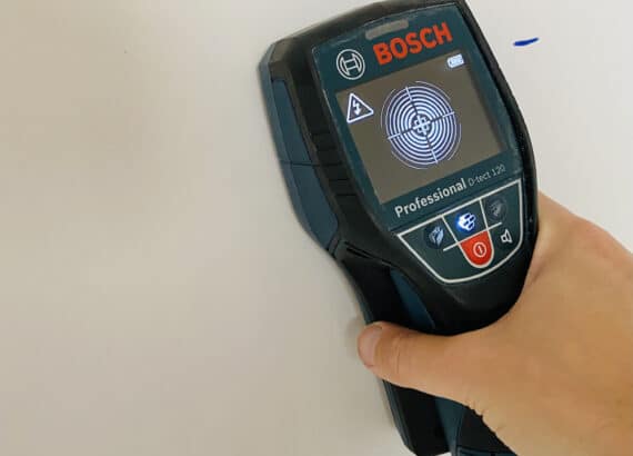 Bosch D-Tect 120 Cable finder - easily locate pipes and cables in walls