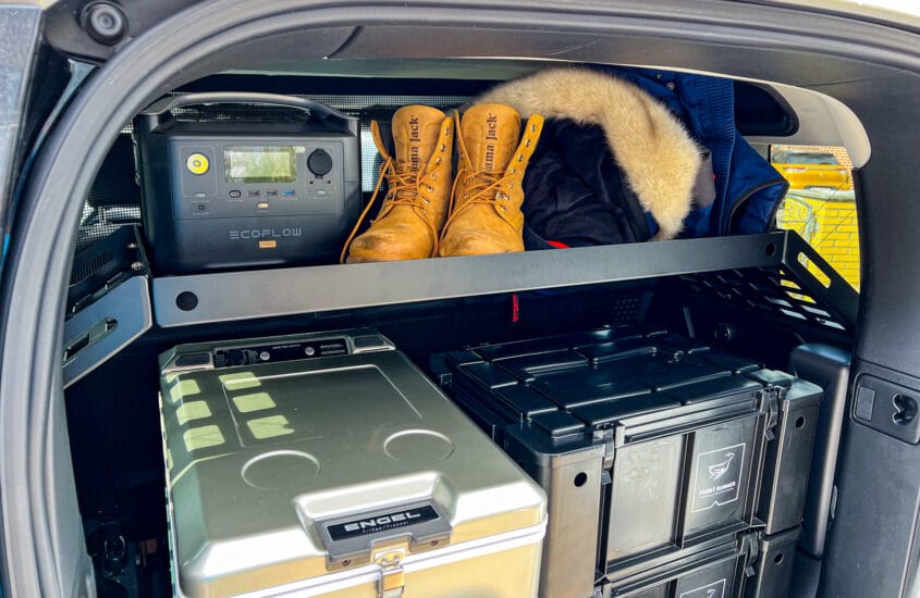 Raised Fixed Boot Storage Rack for New Defender 2020